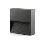 ALPHA ELETTRONICA - Segnapasso Led 5W da parete asimmetrico - Quadrato - Serie Lead