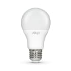 ALPHA ELETTRONICA - Lampadina a Led E27 - 8W - 12/24Vdc - Bianco caldo