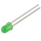 ALPHA ELETTRONICA - Led Ø3mm - Alta luminosità - Lente diffusa - Verde