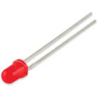 ALPHA ELETTRONICA - Led Ø3mm - Lampeggiante - Lente diffusa - Rosso