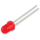 ALPHA ELETTRONICA - Led Ø5mm - Con resistenza incorporata - Lente diffusa - Rosso