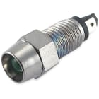 ALPHA ELETTRONICA - Indicatore Led da pannello - 12Vdc - Verde