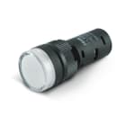 ALPHA ELETTRONICA - Indicatore Led da pannello - 24Vac/dc - Bianco