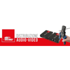 ALPHA ELETTRONICA - Cartello espositivo - Distribuzione audio-video 100 x 31cm