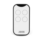 ALPHA ELETTRONICA - Radiocomando universale codice fisso/rolling 433MHz bianco - batterie incluse
