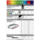 ALPHA ELETTRONICA - Volantino di presentazione dimmer e controller