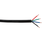 ALPHA ELETTRONICA - Cavo 4x1mm² - guaina in gomma con anime colore RGB e nero