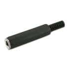 ALPHA ELETTRONICA - Presa jack Ø6,3mm Mono con guidacavo in PVC