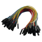 ALPHA ELETTRONICA - Set di 50 cavetti jumper F/F 20cm