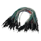 ALPHA ELETTRONICA - Set di 50 cavetti jumper M/M 20cm