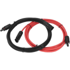 ALPHA ELETTRONICA - Kit prolunga fotovoltaico con connettori 1,5m 1x4mm² rosso e nero