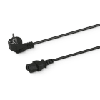 ALPHA ELETTRONICA - Cavo da spina tedesca 90° a Presa IEC320 C13 - 2,5m