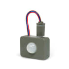ALPHA ELETTRONICA - Sensore di movimento PIR per faretti 230V - Tre regolazioni (Tempo, Sensibilità, Lux) - Grigio