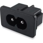 ALPHA ELETTRONICA - Spina di alimentazione AC da pannello ad innesto - C8