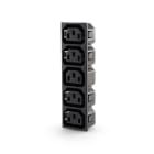 ALPHA ELETTRONICA - Connettore di alimentazione AC da pannello - 5 prese - 10A 250V