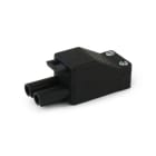 ALPHA ELETTRONICA - Presa volante anti estrazione 16A 500V - 2 poli femmina - con pressacavo - IP20