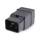 ALPHA ELETTRONICA - Connettore di potenza IEC - spina IEC C20 16A 250Vac montaggio su cavo 23-32/20