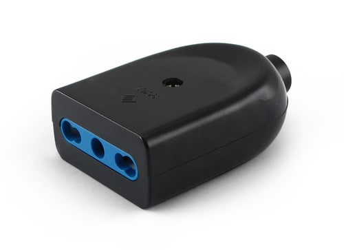 ALPHA ELETTRONICA - Presa volante bipasso 10/16A - Nera