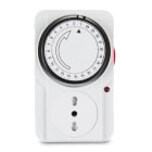 ALPHA ELETTRONICA - Timer analogico giornaliero - Presa temporizzata meccanica 230V 23-60/1