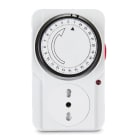 ALPHA ELETTRONICA - Timer analogico giornaliero - Presa temporizzata meccanica 230V