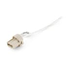 ALPHA ELETTRONICA - Portalampada per G9 intestata con cavi