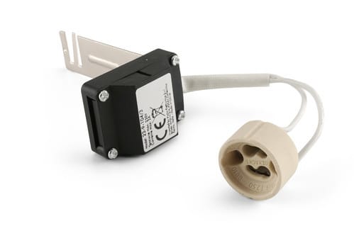 ALPHA ELETTRONICA - Portalampada per GU10 con box di collegamento
