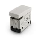 ALPHA ELETTRONICA - Pulsante unipolare 250V 10A - Normalmente aperto - Serie Astra