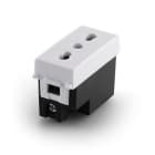 ALPHA ELETTRONICA - Presa bipasso 2 Poli + T 10/16 A 250V - Serie Be-Bop
