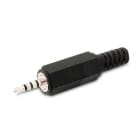 ALPHA ELETTRONICA - Spina jack ø2,5mm video con guidacavo 4 poli 24-8