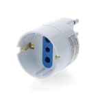 ALPHA ELETTRONICA - Adattatore da spina 3 poli 16A a presa tedesca 24100-S011B