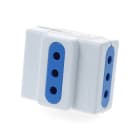 ALPHA ELETTRONICA - Adattatore da spina 3 poli Italia 10A a 3 prese