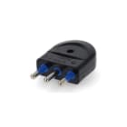 ALPHA ELETTRONICA - Spina di connessione 3 poli 16A - Nera