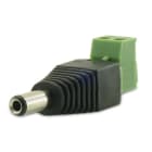 ALPHA ELETTRONICA - Adattatore da spina DC ø5,5-2,5mm a morsetto ad innesto 28-01/2