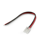 ALPHA ELETTRONICA - Connettore per PCB 8mm - Strip/Cavo 15cm - Per strisce SMD/COB monocolore - Serie Fly