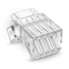 ALPHA ELETTRONICA - Connettore per PCB 10mm - Strip/Cavo - Per strisce SMD RGB - IP65 - Serie River