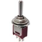 ALPHA ELETTRONICA - Interruttore deviatore Subminiatura - 1P - SPCO - ON/OFF/ON - 1.5A@250V - 3 term. a saldare