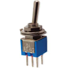 ALPHA ELETTRONICA - Interruttore deviatore Subminiatura - 2P - DPDT - ON/ON - 1.5A@250V - 6 term. cs