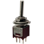 ALPHA ELETTRONICA - Interruttore deviatore Subminiatura - 2P - DPCO - ON/OFF/ON - 1.5A@250V - 6 term. cs