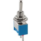 ALPHA ELETTRONICA - Interruttore deviatore Miniatura - 1P - SPCO - ON/OFF/ON - 3A@250V - 3 term. cs 310-034