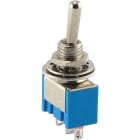 ALPHA ELETTRONICA - Interruttore deviatore Miniatura - 1P - SPCO - ON/OFF/ON - 3A@250V - 3 term. a saldare