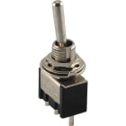 ALPHA ELETTRONICA - Interruttore deviatore Miniatura - 1P - SPDT - (ON)/ON - 3A@250V - 3 term. cs