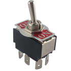 ALPHA ELETTRONICA - Interruttore deviatore Medio - 2P - DPDT - ON/ON - 10A@250V - 6 term. faston 6,3