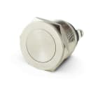 ALPHA ELETTRONICA - Pulsante momentaneo antivandalo ø19mm - 1P - SPST - OFF/(ON) - N.A. - 2A@250Vac - 2 term. vite
