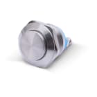 ALPHA ELETTRONICA - Pulsante momentaneo antivandalo ø19mm - 1P - SPST - OFF/(ON) - N.A. - 3A@250Vac - 2 term. vite