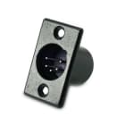 ALPHA ELETTRONICA - Spina XLR da pannello - 5 poli - Nero