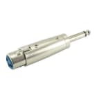 ALPHA ELETTRONICA - Adattatore da presa 3 poli a spina jack Ø6,3mm Mono