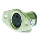 ALPHA ELETTRONICA - Presa Mini-DIN da pannello - 4 poli