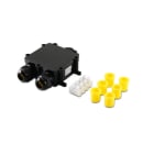 ALPHA ELETTRONICA - Scatola di giunzione 3 vie con morsetto 4 Poli - 24V 450V IP68