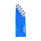 ALPHA ELETTRONICA - Guaina termorestringente per pacchi batterie - Restringimento 2:1 - ø19mm - Piatta 31mm - Blu - 1m