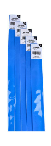 ALPHA ELETTRONICA - Guaina termorestringente per pacchi batterie - Restringimento 2:1 - ø19mm - Piatta 31mm - Blu - 1m
